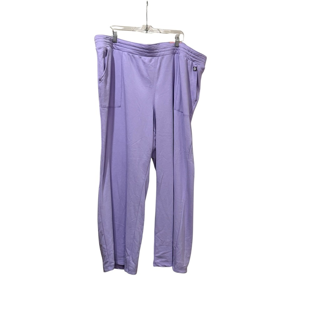 Livi for Lane Bryant Purple Relaxed Straight Leg Sweatpants Size 26/28 NWT